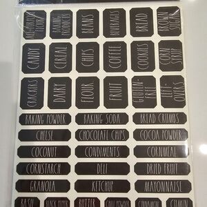 Rae Dunn Pantry Labels